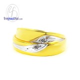 แหวนทองคำ แหวนคู่ แหวนเพชร แหวนแต่งงาน แหวนหมั้น-RC3054DG